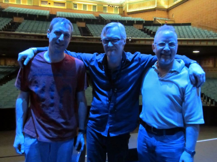 Ben Ball, Kirk MacDonald & Brian Dickinson in California