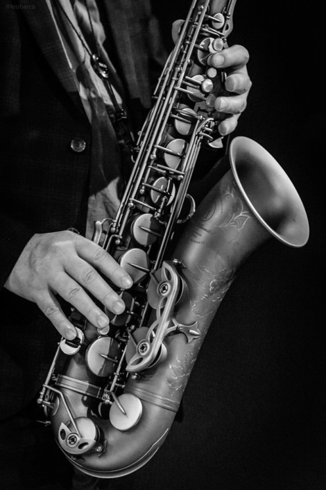 Kirk's "Tenor Madness" saxophone. Photo Credit: Leo Barco