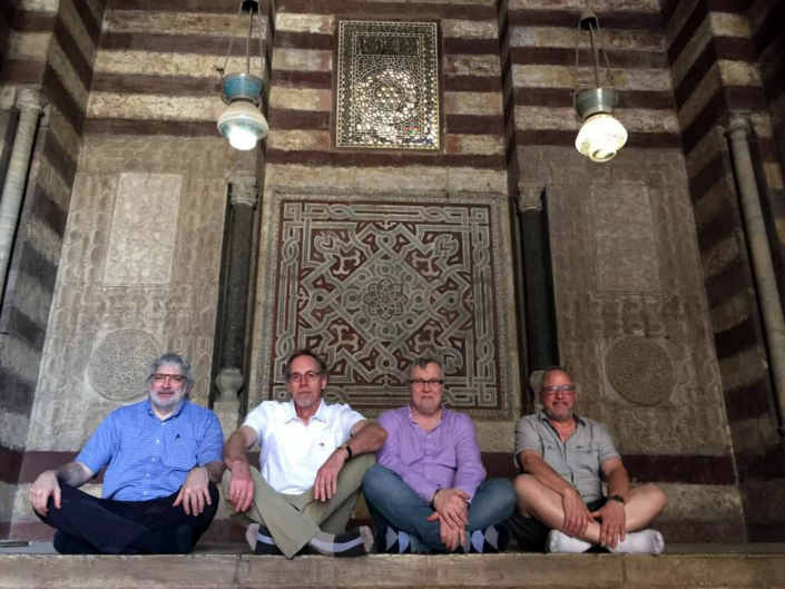 Andre White, Neil Swainson, Kirk MacDonald & Brian Dickinson in Cairo, Egypt